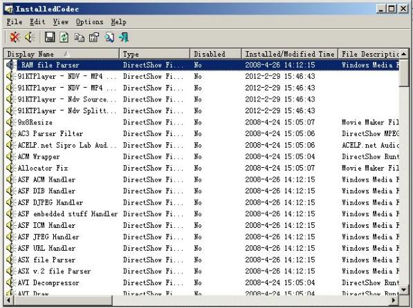 InstalledCodec,InstalledCodec下载